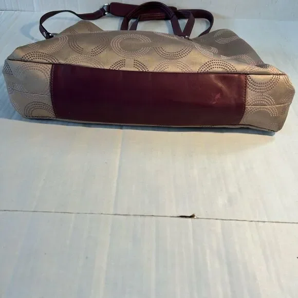 Coach Ashley Dotted Op Art Satchel Shoulder Bag - Picture 3 of 15